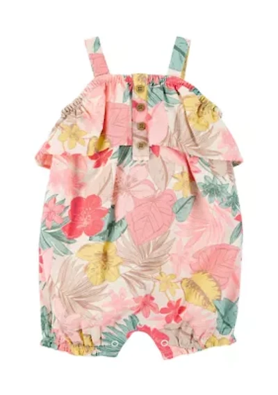 Baby Girls Printed One Piece Romper