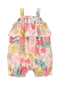 Baby Girls Printed One Piece Romper