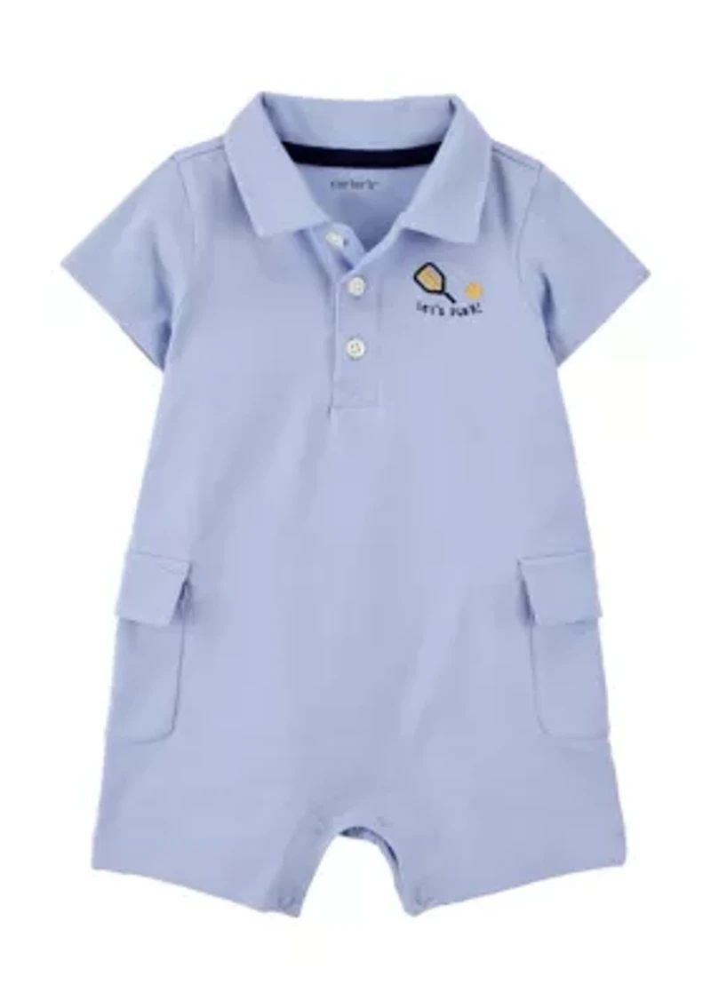 Baby Boys Polo Romper