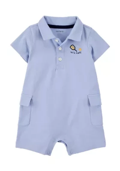 Baby Boys Polo Romper