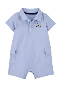Baby Boys Polo Romper