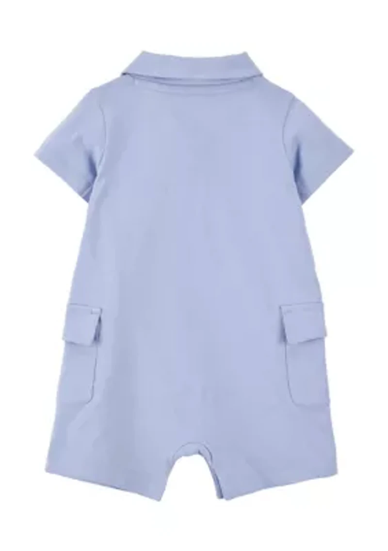 Baby Boys Polo Romper
