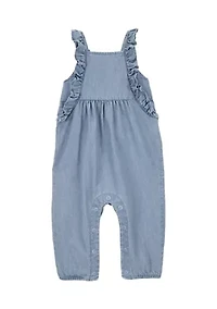 Baby Girls Chambray Jumpsuit