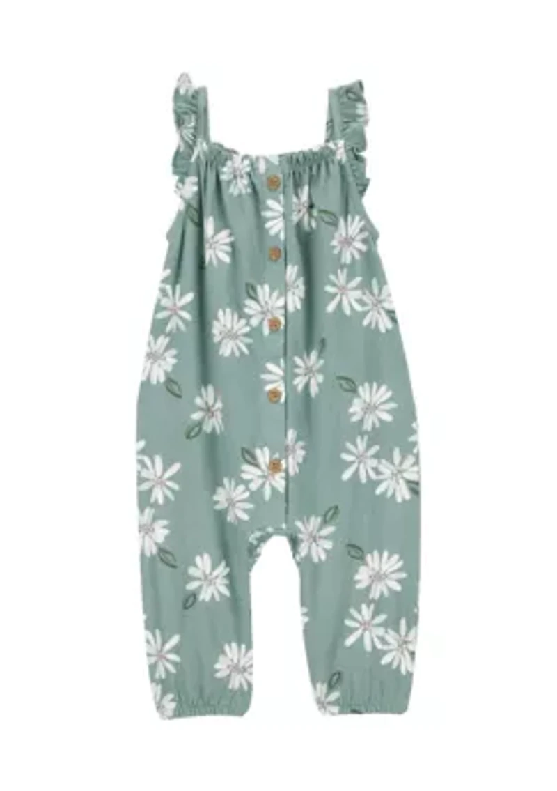 Baby Girls Floral Jumpsuit