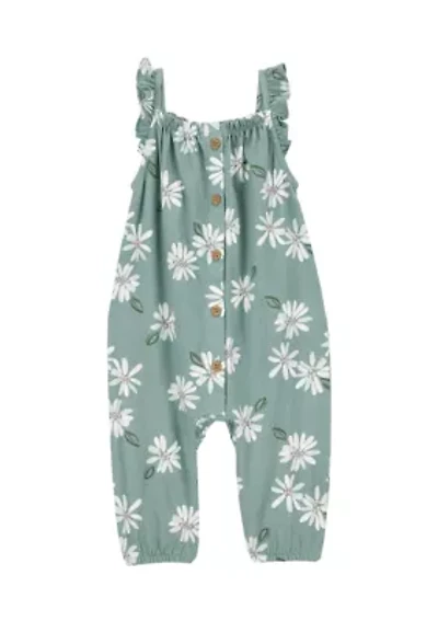Baby Girls Floral Jumpsuit