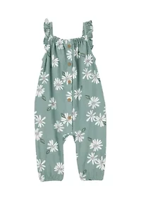 Baby Girls Floral Jumpsuit