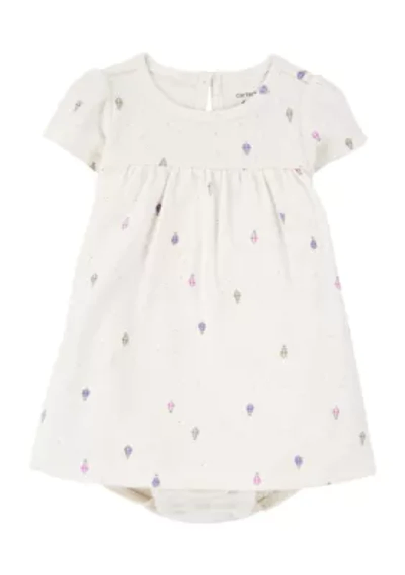Baby Girls Dress and Cardigan Set