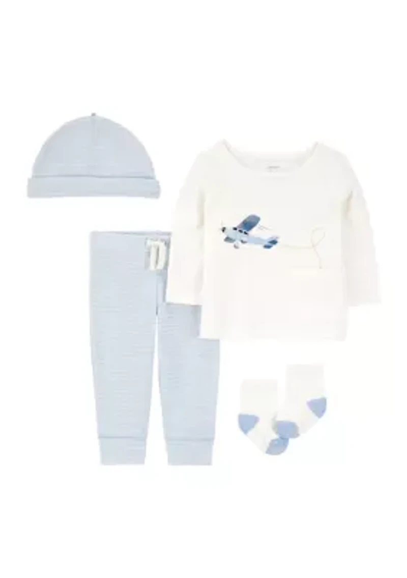 Baby Boys Four Piece T-Shirt Set