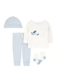 Baby Boys Four Piece T-Shirt Set