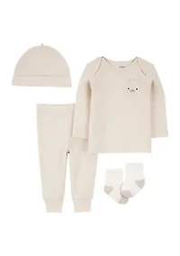 Baby Girls Hat Set