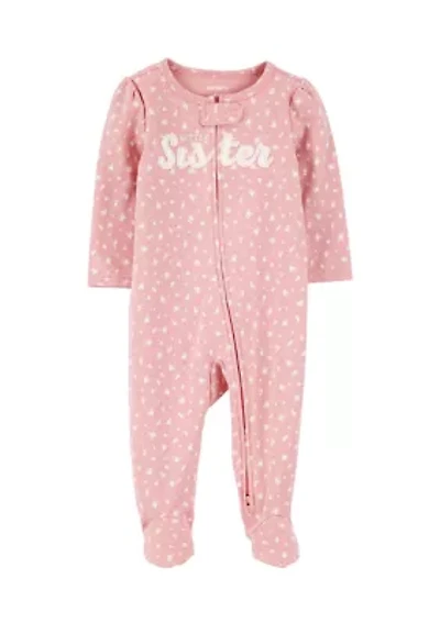 Baby Girls Printed Jumpsuit