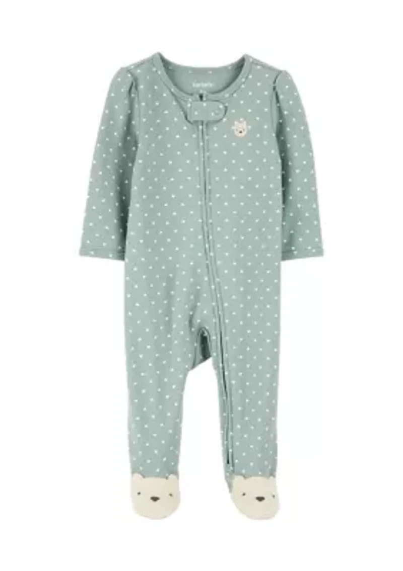 Baby Girls Heart Print Jumpsuit