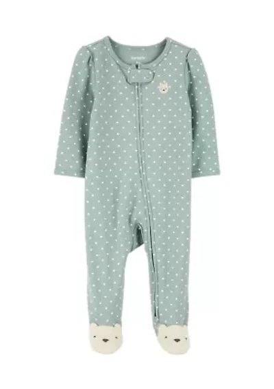 Baby Girls Heart Print Jumpsuit