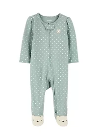 Baby Girls Heart Print Jumpsuit