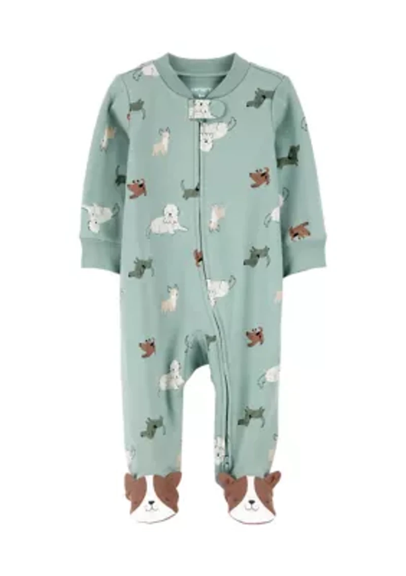 Baby Girls Dog Jumpsuit