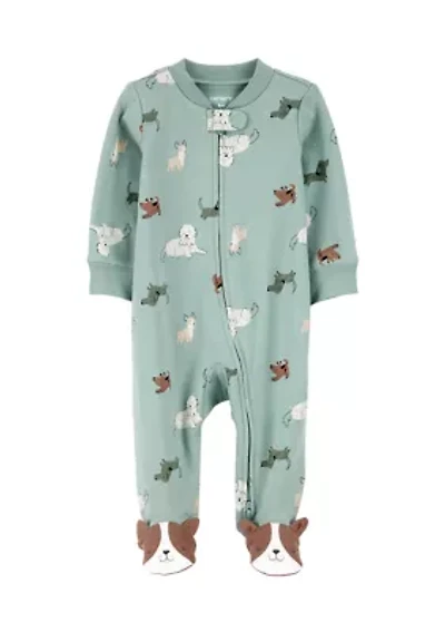 Baby Girls Dog Jumpsuit