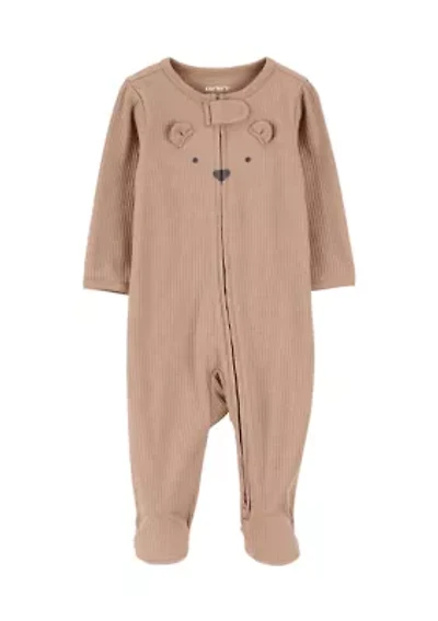 Baby Girls Bear Jumpsuit