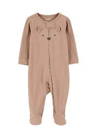 Baby Girls Bear Jumpsuit