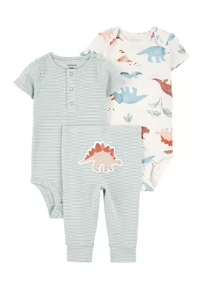 Baby Boys 3 Piece Dinosaur Set