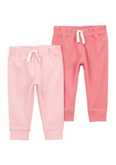 Baby Girls Pink Pants - 2 Pack