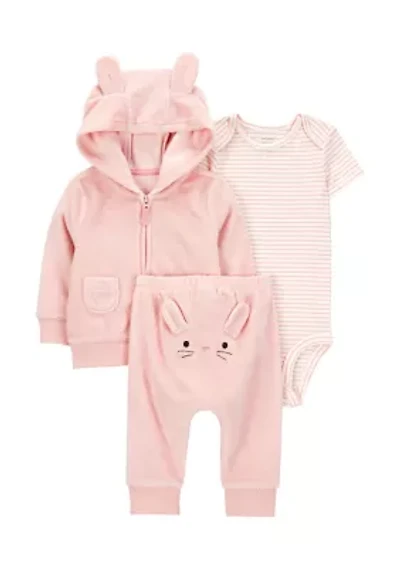 Baby Girls 3 Piece Cardigan Set