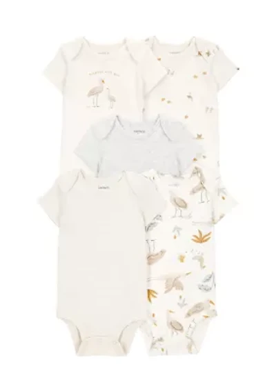 Baby Short Sleeve Bodysuit - 5 Pack
