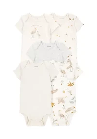 Baby Short Sleeve Bodysuit - 5 Pack
