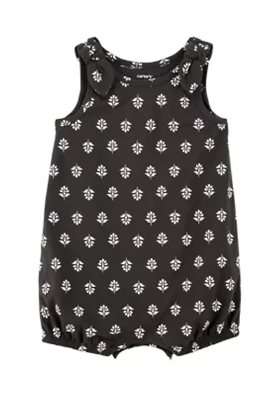 Baby Girls Floral Printed Romper