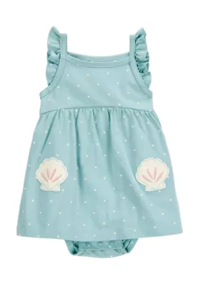 Baby Girls Seashell Sunsuit