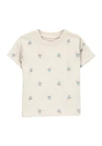 Baby Boys Shortall and Sunset Printed T-Shirt Set
