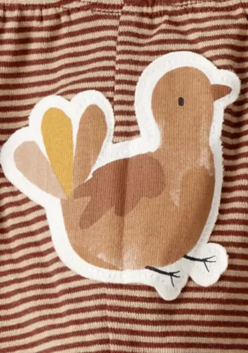 Baby Girls Turkey Bodysuit Set