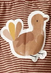 Baby Girls Turkey Bodysuit Set