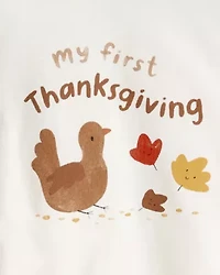 Baby Girls Turkey Bodysuit Set