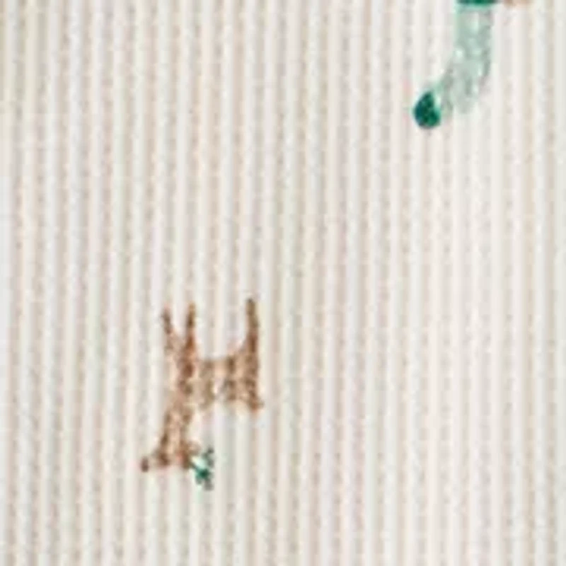 Baby Boys Reindeer Printed Thermal Footie Pajamas