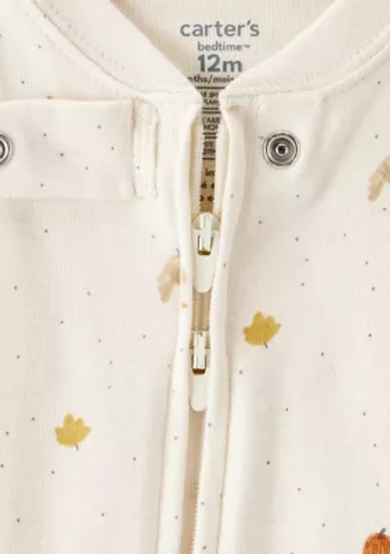 Baby Harvest Printed Footie Pajamas