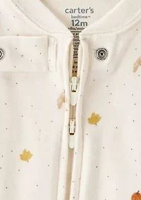 Baby Harvest Printed Footie Pajamas