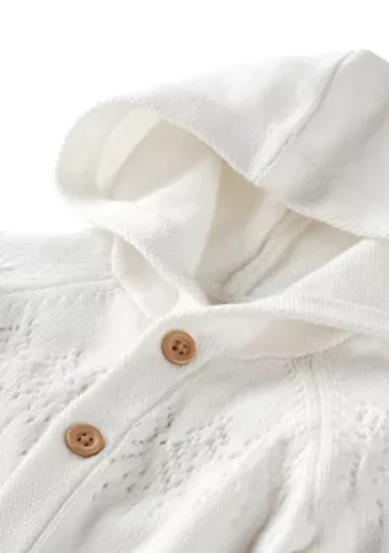 Baby Hooded Sweater Jumpsuit