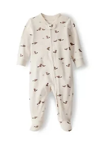 Baby Girls Printed Sleep & Play Pajama