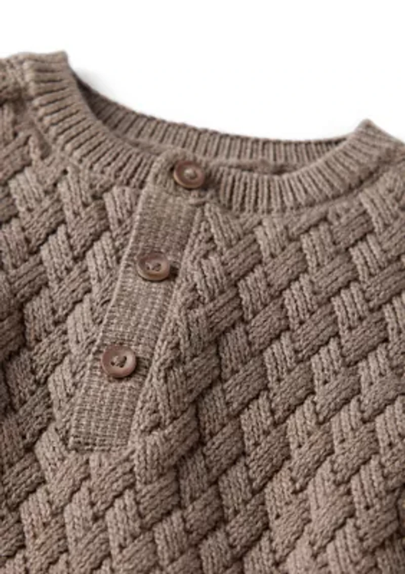 Baby Basketweave Jumpsuit