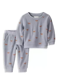 Baby Waffle Knit Set