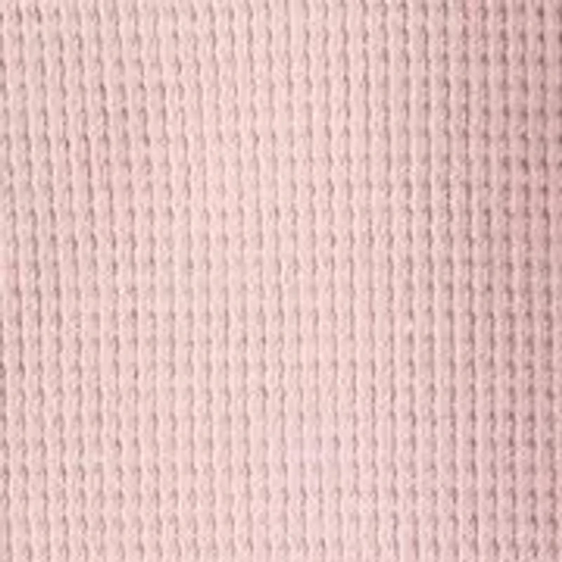 Baby Girls Heart Waffle Knit Set
