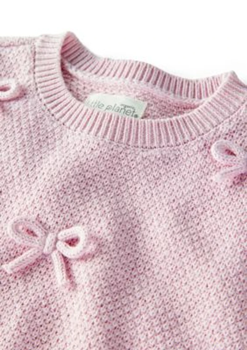 Baby Girls Bow Sweater Set