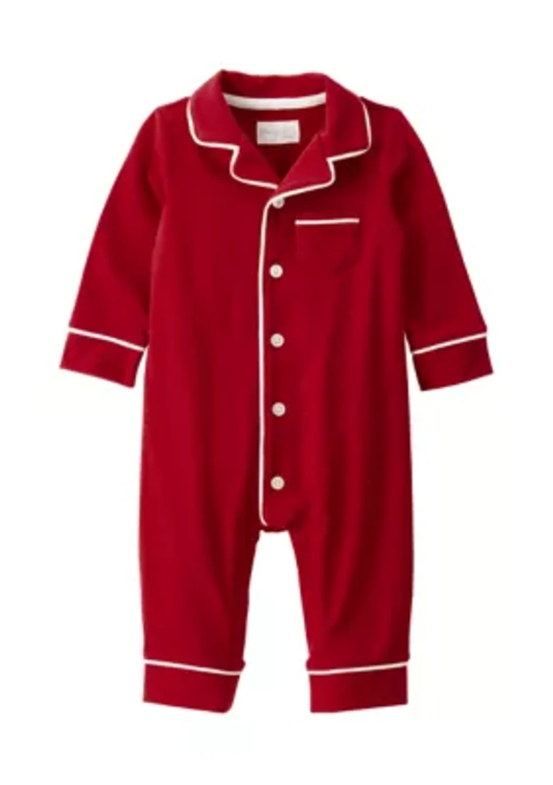 Baby Boys One-Piece Collared Bodysuit