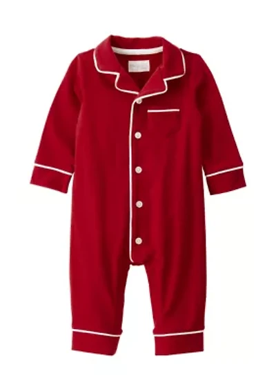 Baby Boys One-Piece Collared Bodysuit