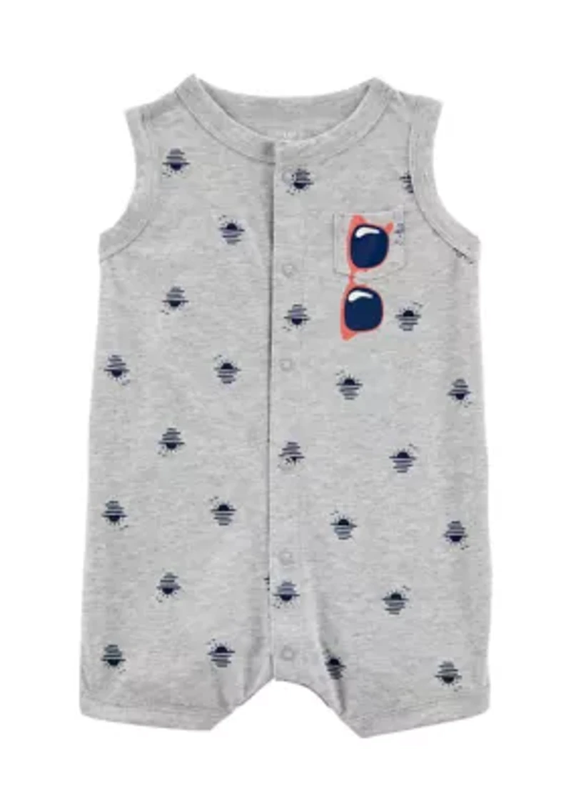 Baby Boys Printed Romper