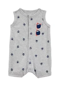 Baby Boys Printed Romper