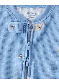 Baby Boys Printed One Piece Pajama