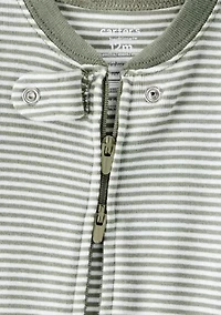 Baby Boys Stripe Footie Pajamas