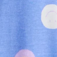 Baby Girls Polka Dot Printed Footie Pajamas