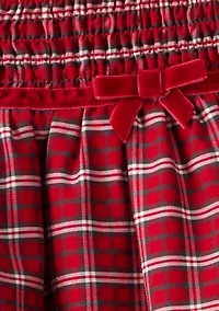 Baby Girls Plaid Printed Dress